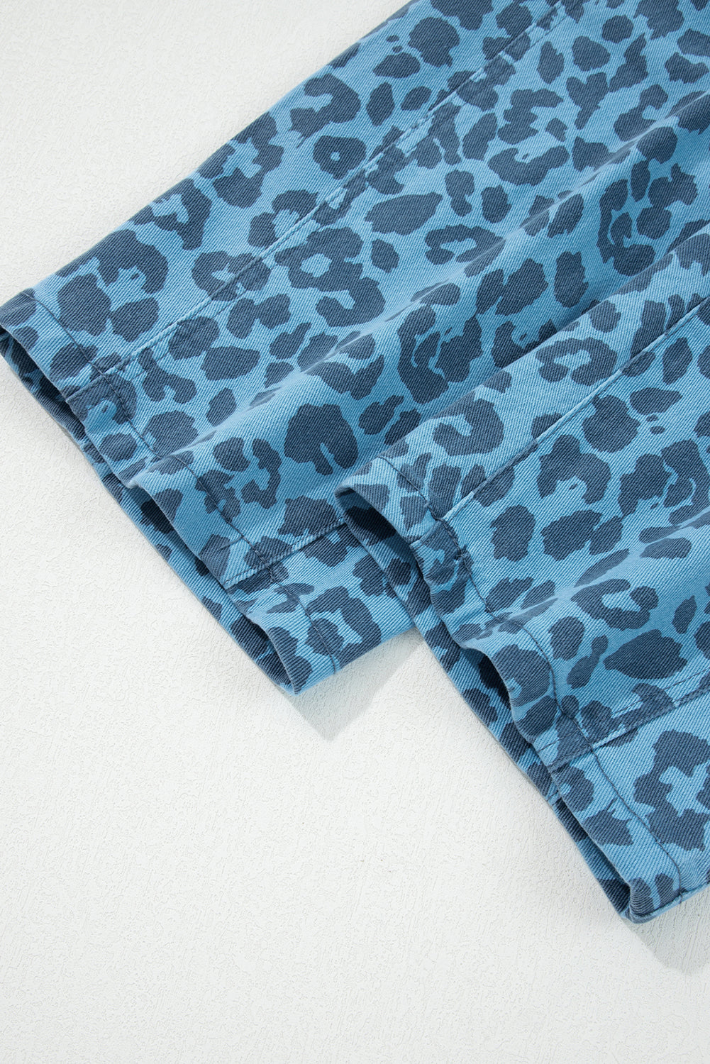 Leopard Print Straight Loose Jeans