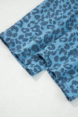 Leopard Print Straight Loose Jeans