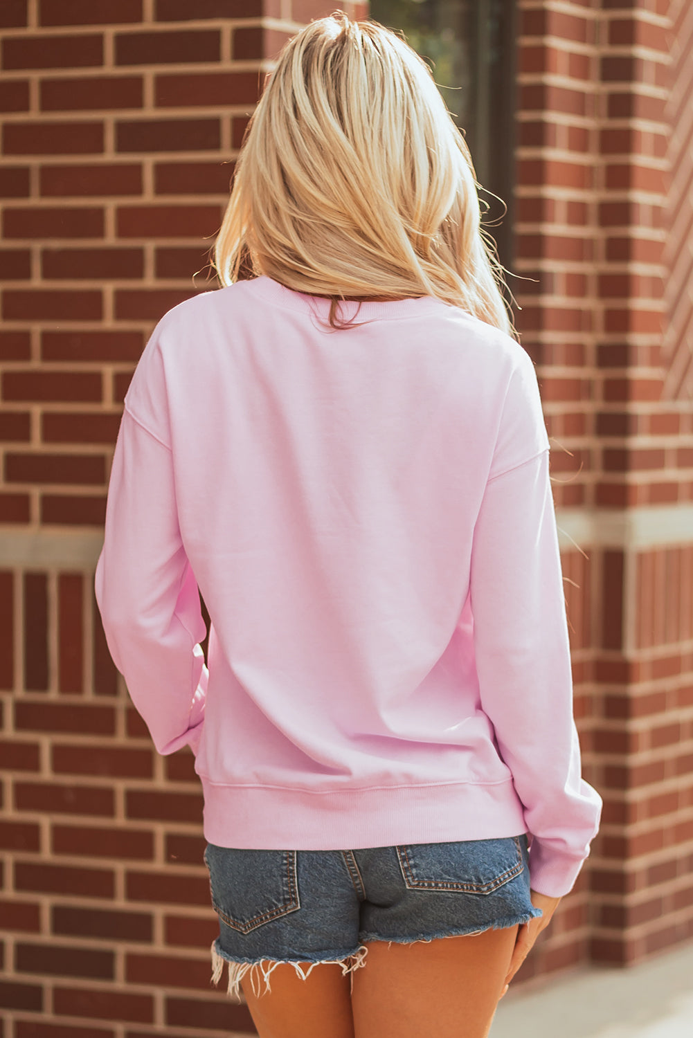 GAME DAY Football Rugby Print Casual Sweatshirt
