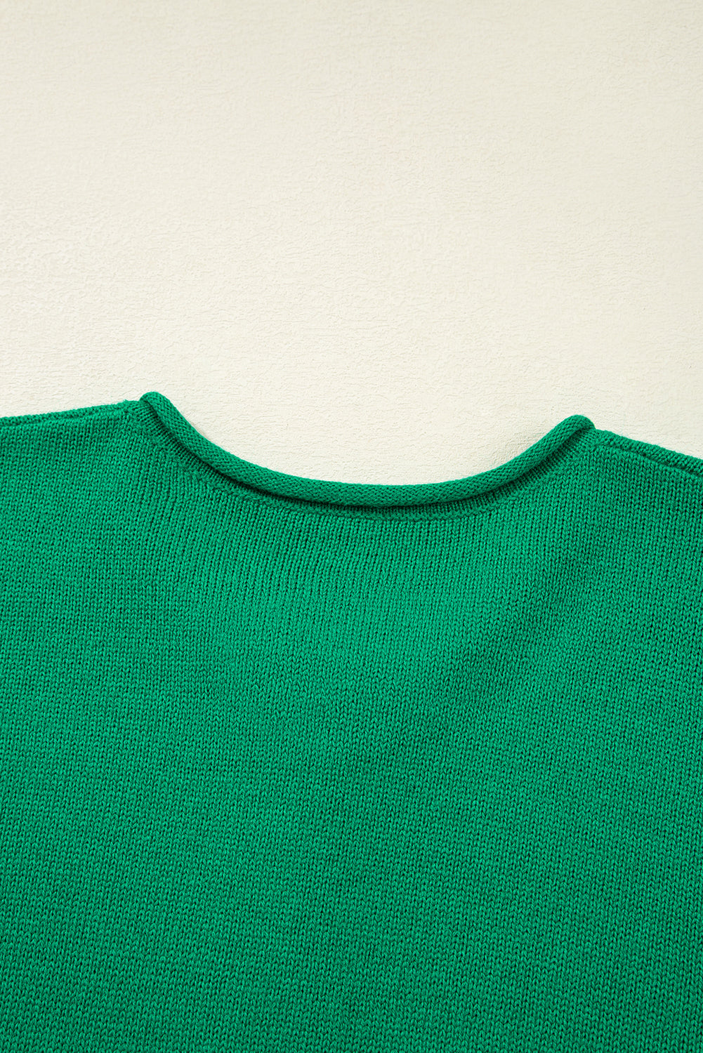 Solid Color Knit Button Drop Shoulder Sweater Cardigan