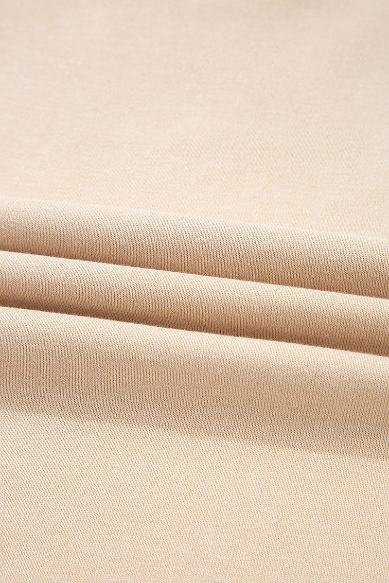 GAME DAY Letter Graphic Varsity Striped Detail Baggy Sweatshirt