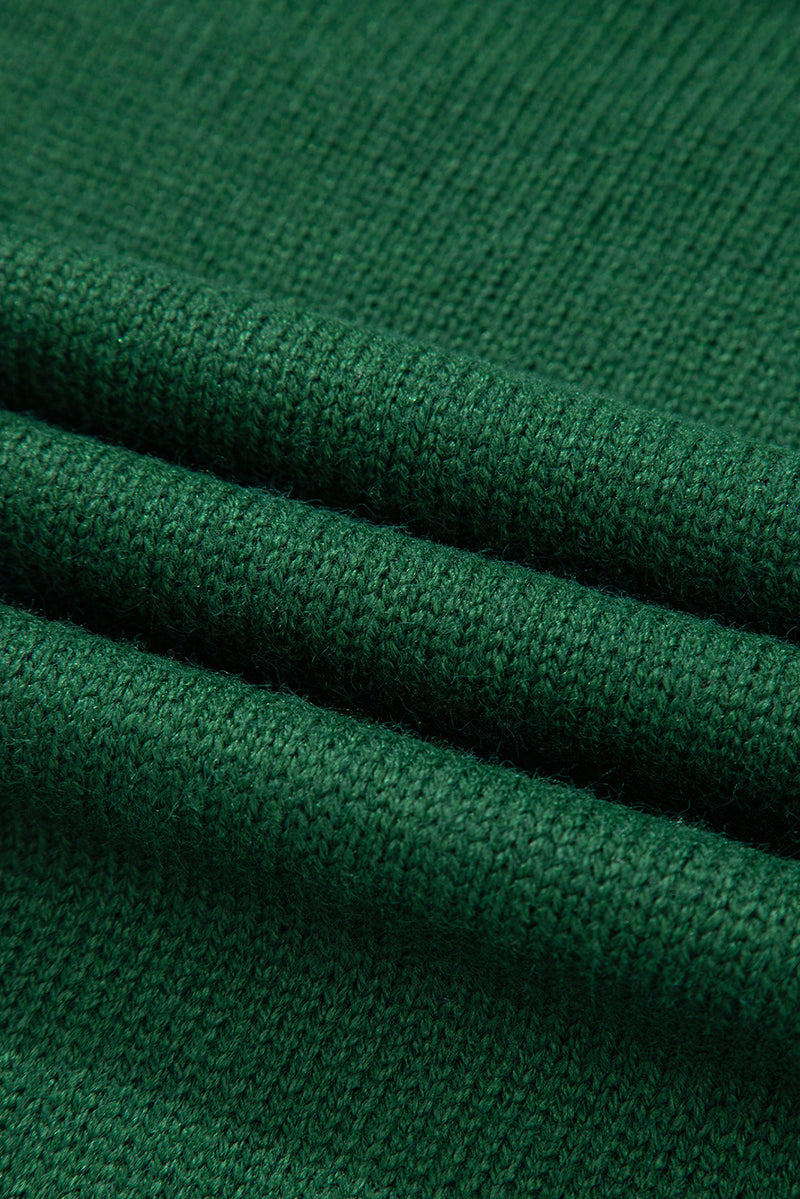 Evergreen Raglan Sleeve Crew Neck Sweater