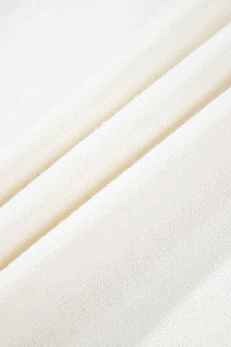 Ethnic Geometric Colorblock Print Drop Shoulder Sweater