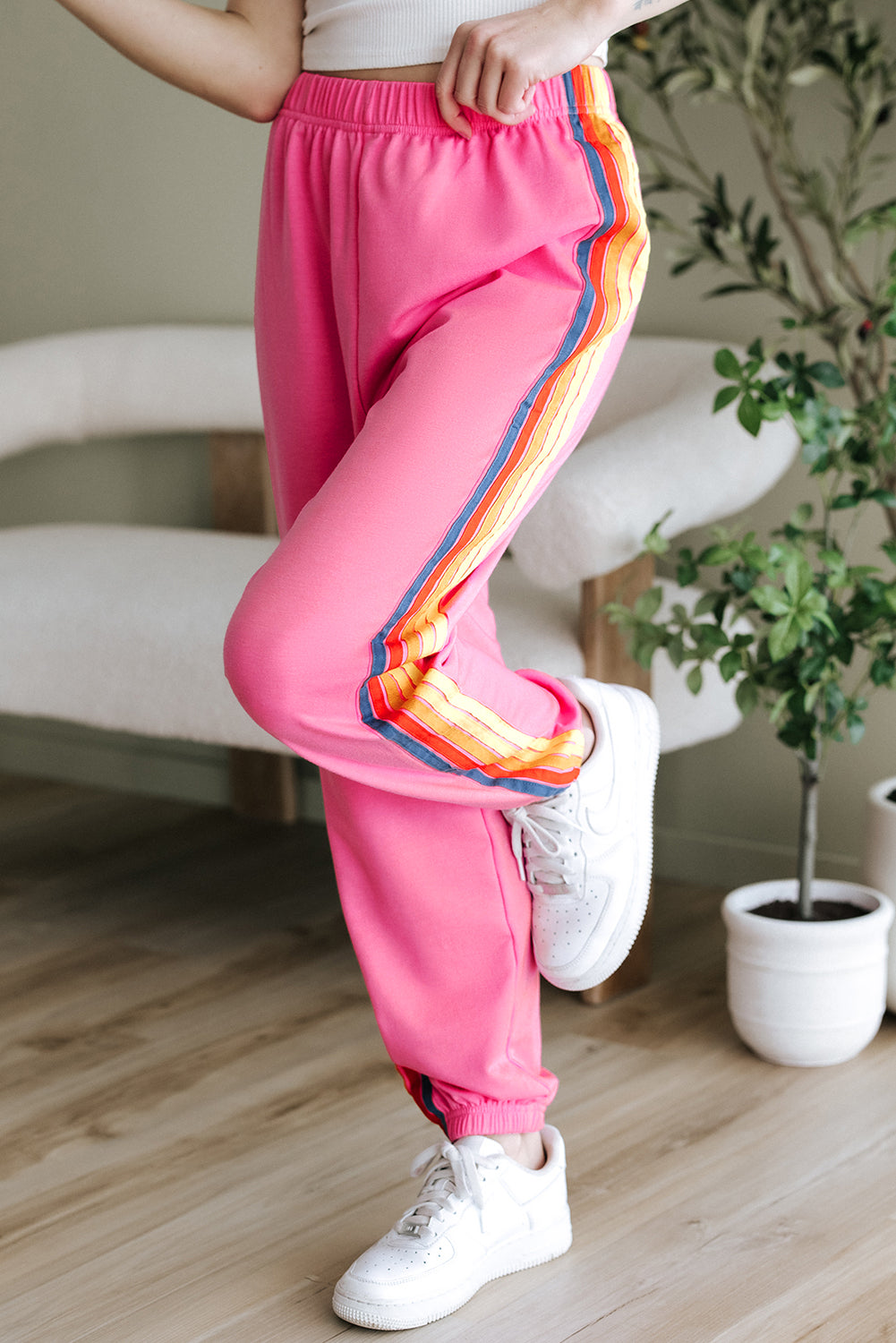 Counting Rainbows High Waist Sweatpants