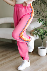 Counting Rainbows High Waist Sweatpants
