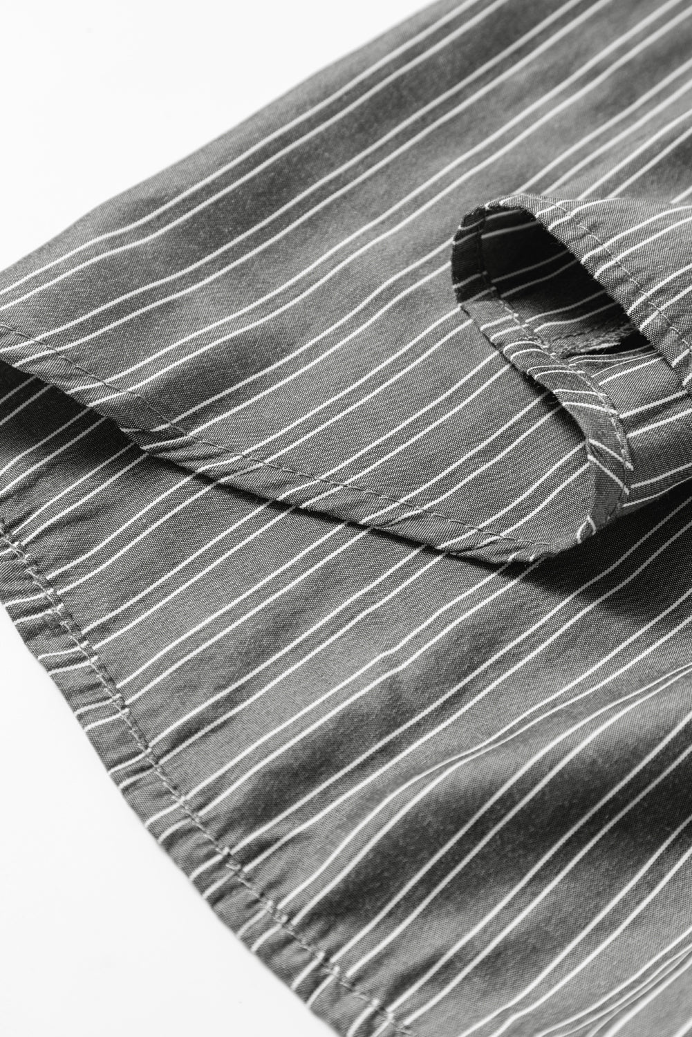Stripe Button Up Oversized Casual Shirt
