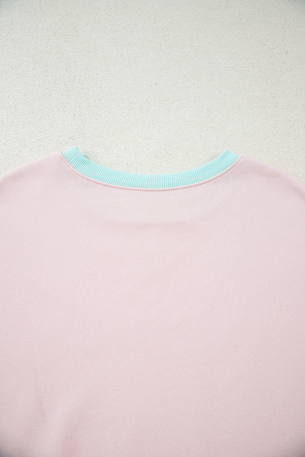 Striped Color block Patchwork Drop Shoulder Sweatshirt