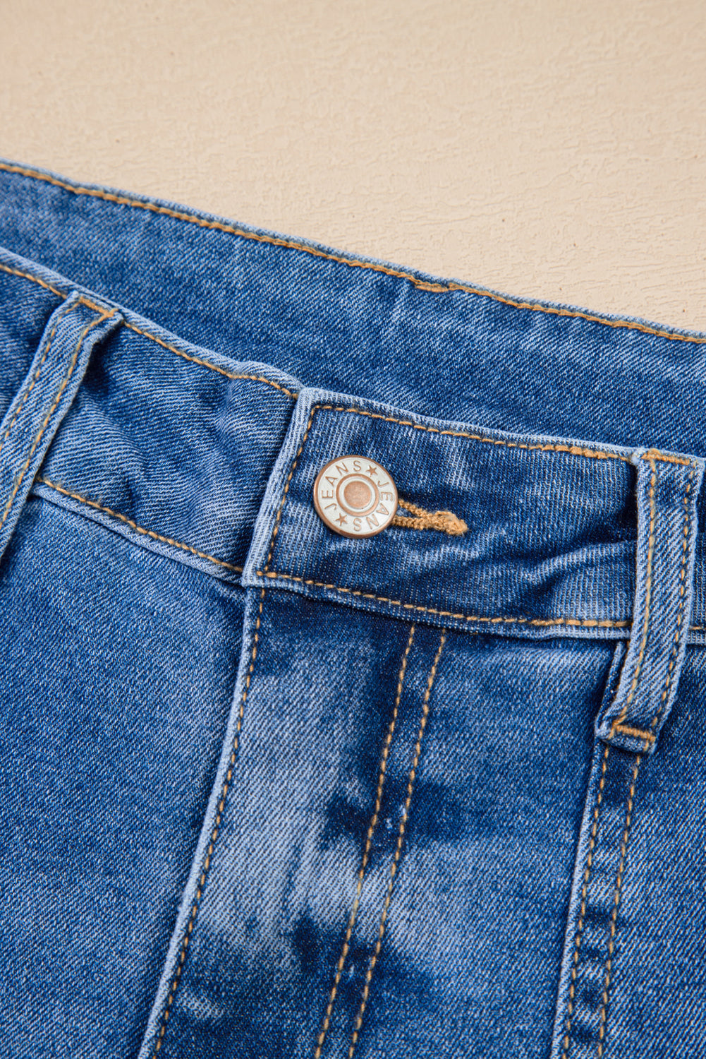 Cropped High Rise Wide Leg Jeans