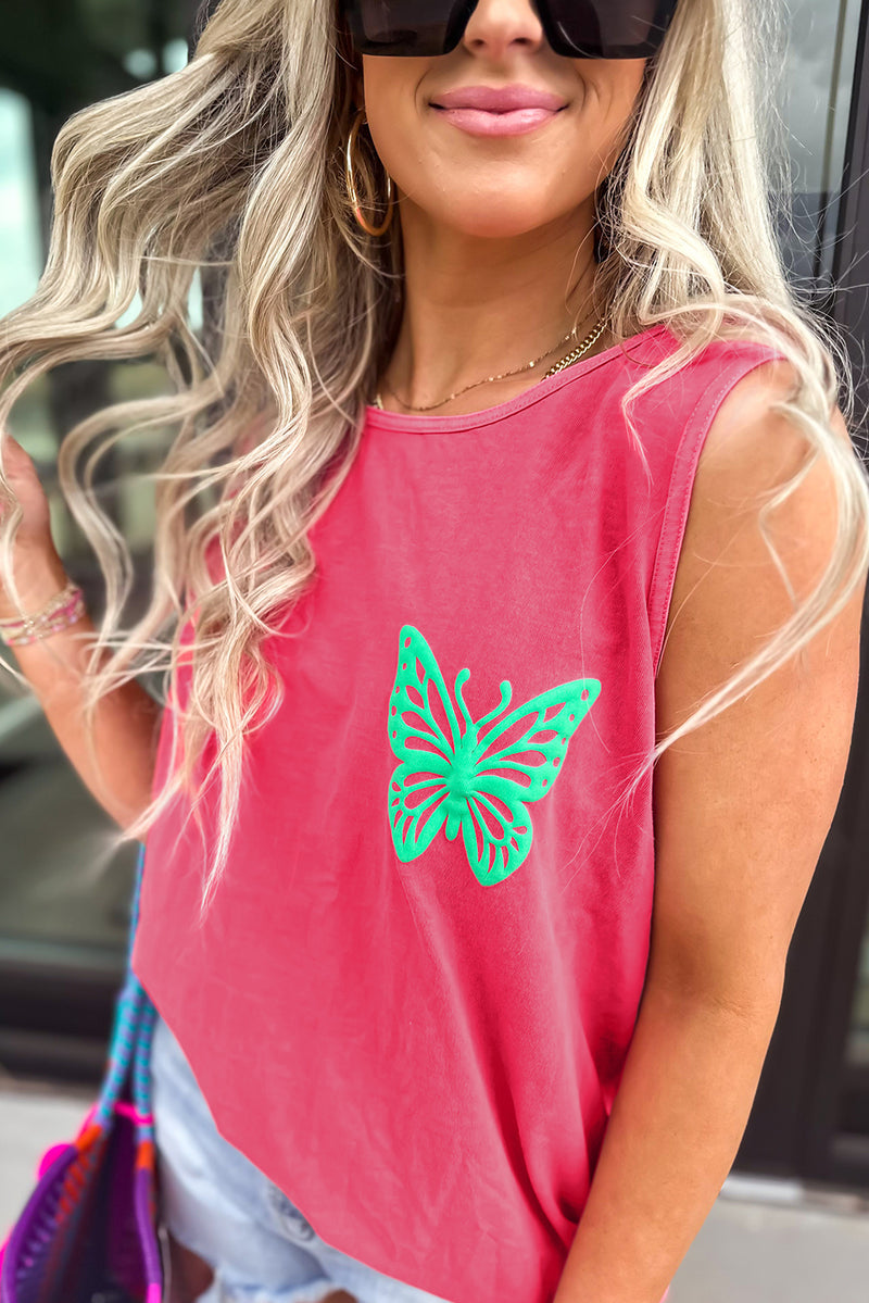 Sun Graphic Casual Tank Top