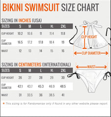 Anime style Summer Bikini Swimsuit Outfit Women