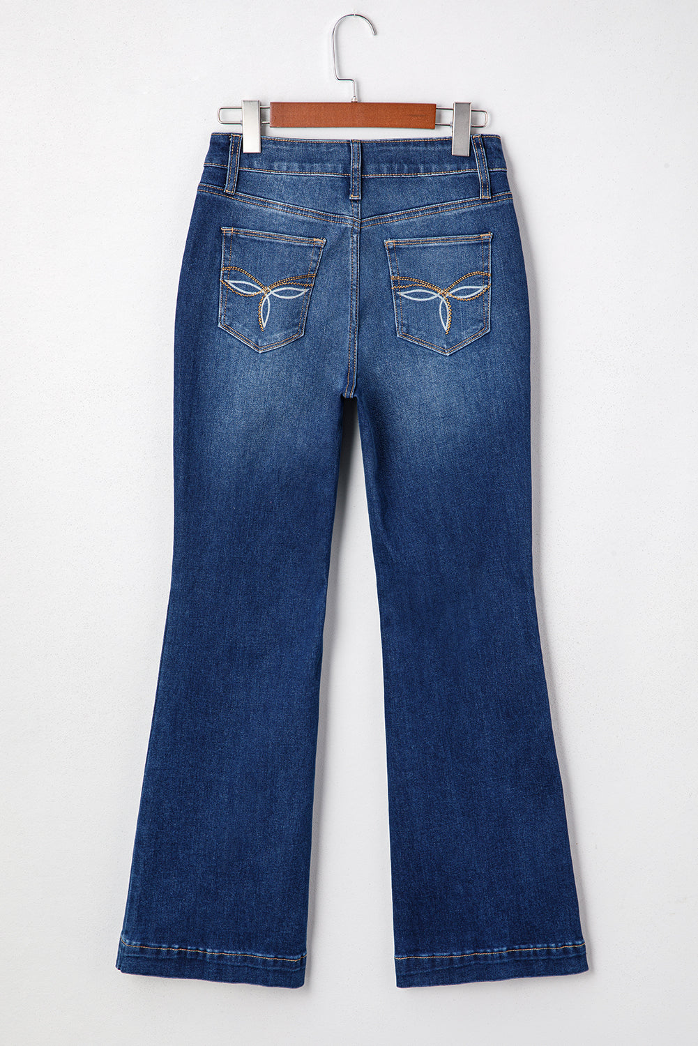 Western Stitch Patched Pocket Bootcut Jeans