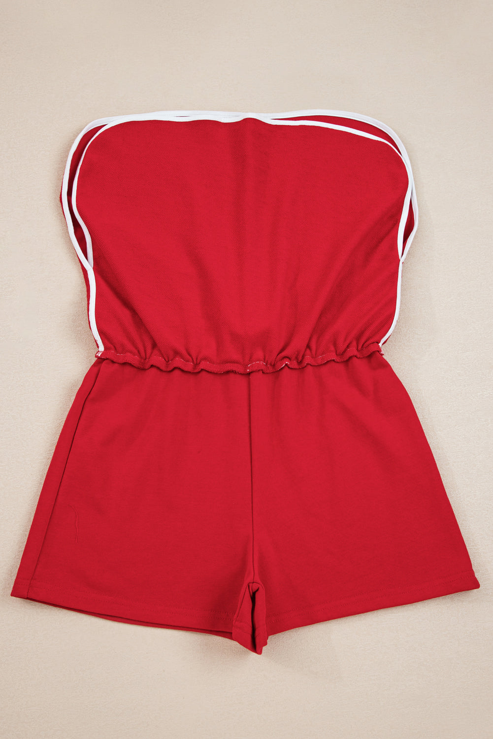 Varsity Stripe Detail Drop Shoulder Pullover Mini Skirt Set