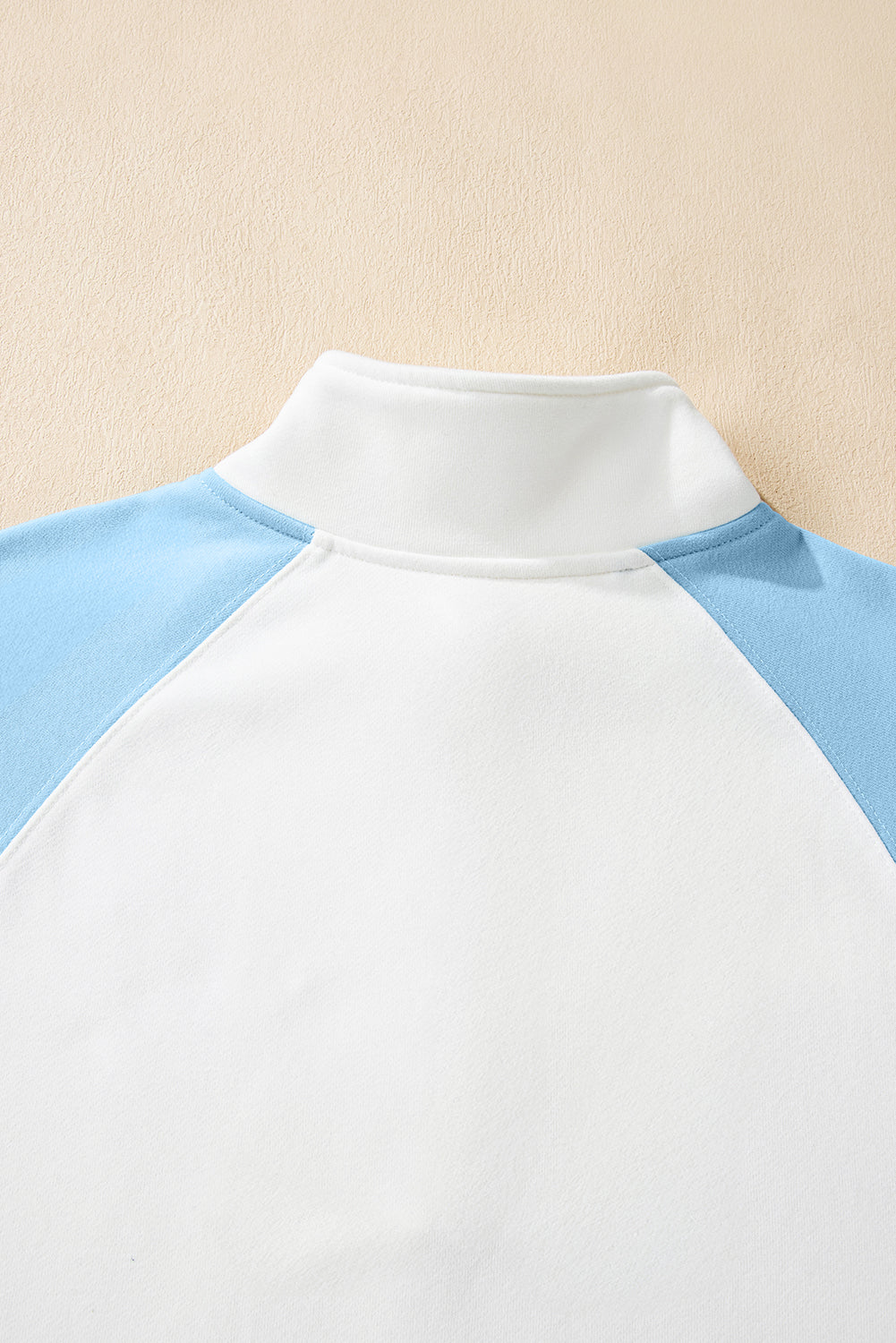 Colorblock Snap Buttons Pullover Sweatshirt