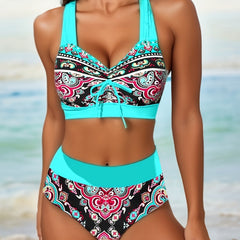 Plus Size Split Swimsuit Female Bikini Cross-border Plump Girls Bikini Swimsuit